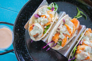 Fish Tacos at the Boardwalk Grill in Celina Ohio