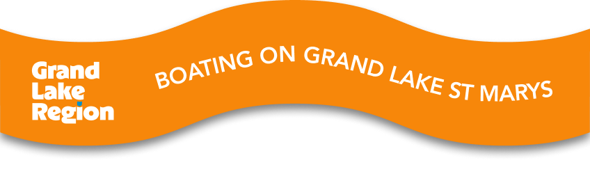 boating on grand lake st marys location flag
