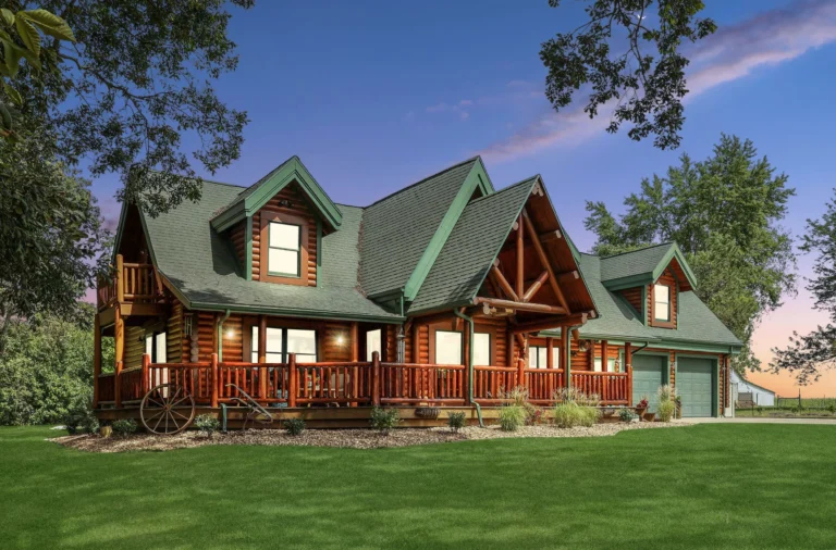 Brown Bear Log Cabin