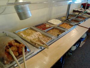 buffet at RJ’s Coffey Cup