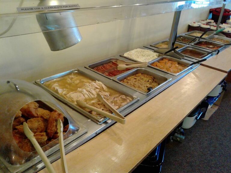 buffet at RJ’s Coffey Cup
